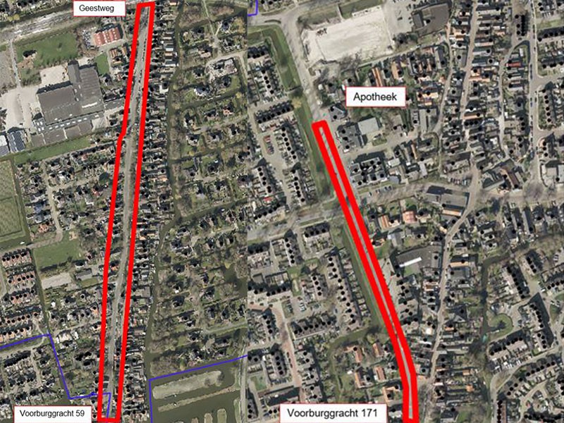 Voorburggracht in delen afgesloten ivm asfalteringswerkzaamheden