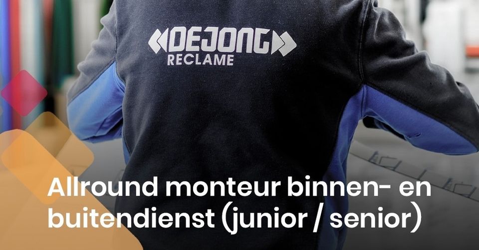 Allround monteur binnen- en buitendienst (junior / senior)