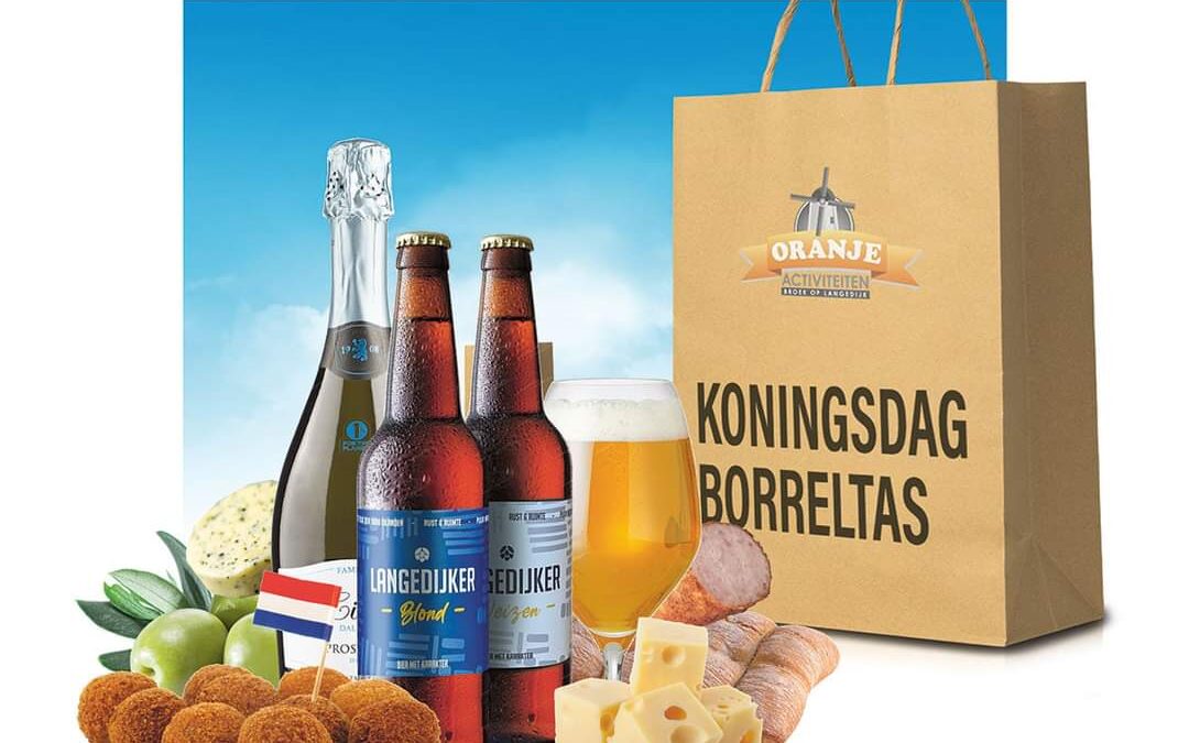 Bestel nu de goedgevulde Koningsdag Borreltas en ondersteun de ondernemers